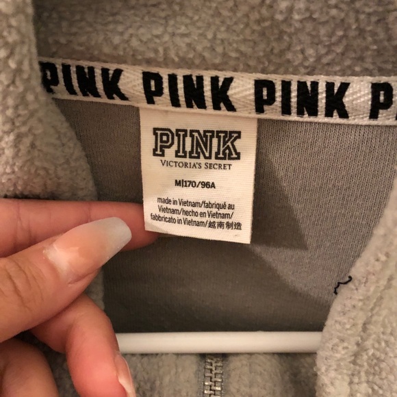 Vs pink fleece pullover - Picture 3 of 4